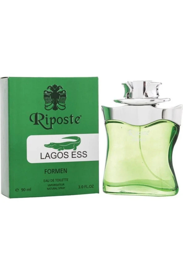 TOPTANBULURUM Riposte 24 Saat Etkili Erkek Parfüm - Lagoss Ess - For Men 90 Ml