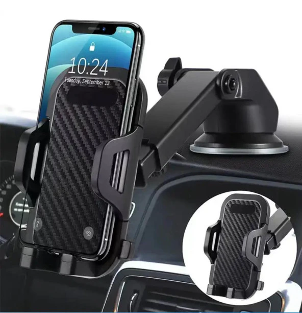 Araç İçi Telefon Tutucu Vantuzlu Uzayabilen Ayarlanabilir Telefon Tutucu - 3