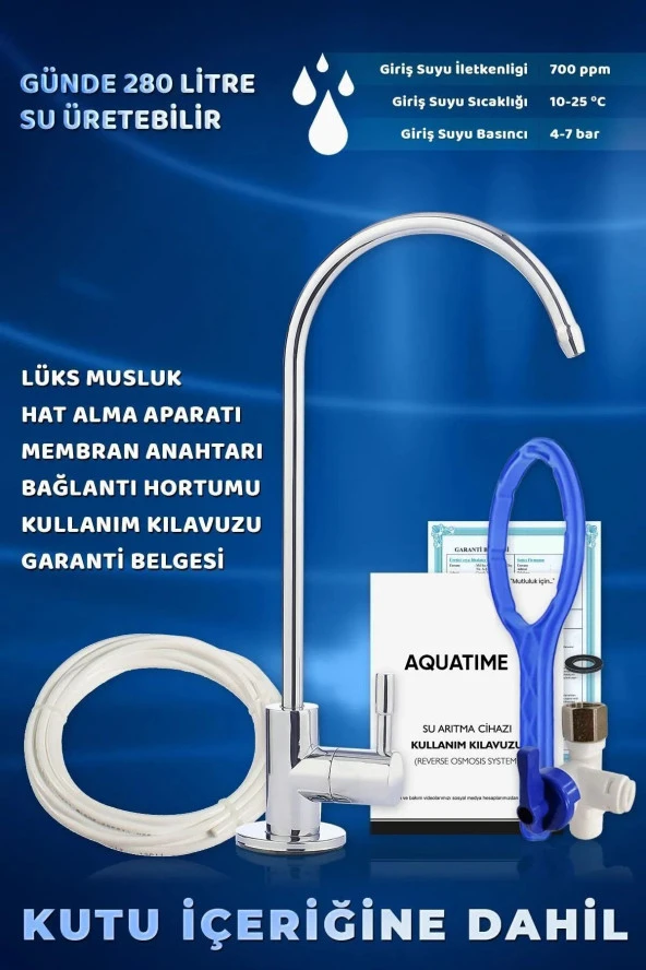 Kapalı Kasa 5 Aşamalı Pompasız Su Arıtma Cihazı - 6