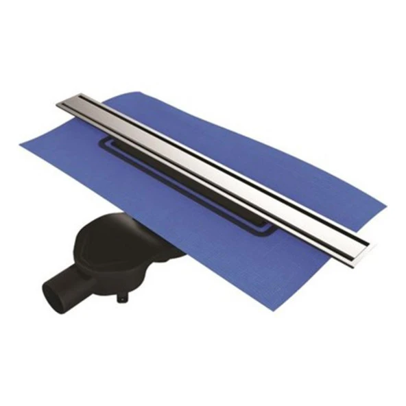 59980478000-Vitra Eco-Flow DK100 50cm Duş Kanalı - Yandan S H:60 Çıkışlı - Krom ürün görseli