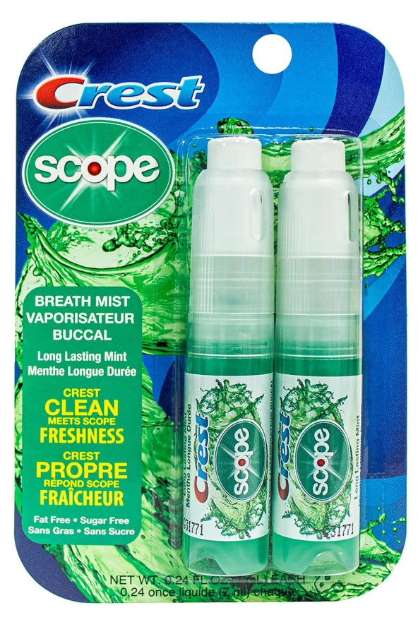 Crest Scope Ağız Bakım Spreyi 2x7ML