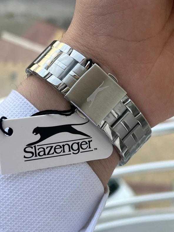Slazenger Çelik Kordon İç Fonksiyonları Aktif 5 Atm Suya Dayanıklı Erkek Kol Saati SL.1898.2.05 - Resim 5