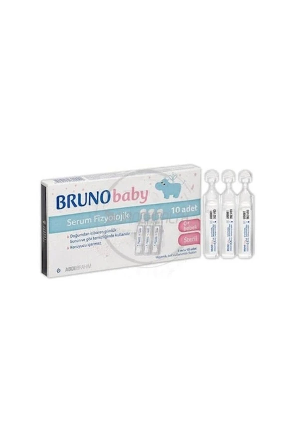 Bruno Baby Serum Fizyolojik 5 ml x 10 Flakon