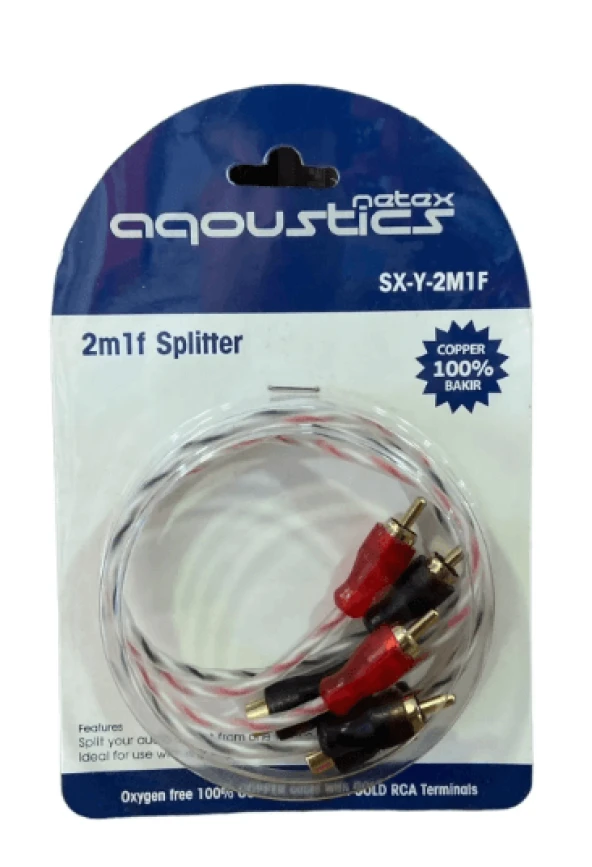 NETEX AQOUSTİCS SX-2M1F BAKIR ÇATAL KABLO - 2