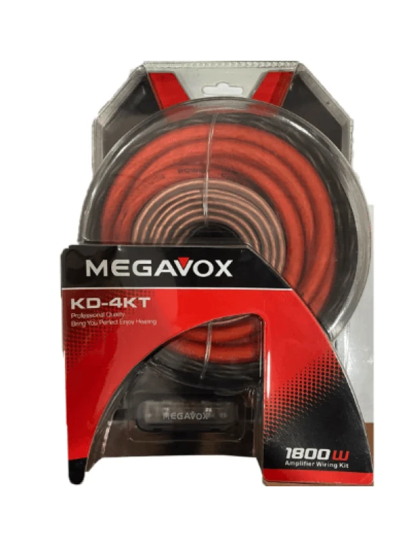 MEGAVOX MGX-4KT 4GA KABLO SETİ - Resim 2
