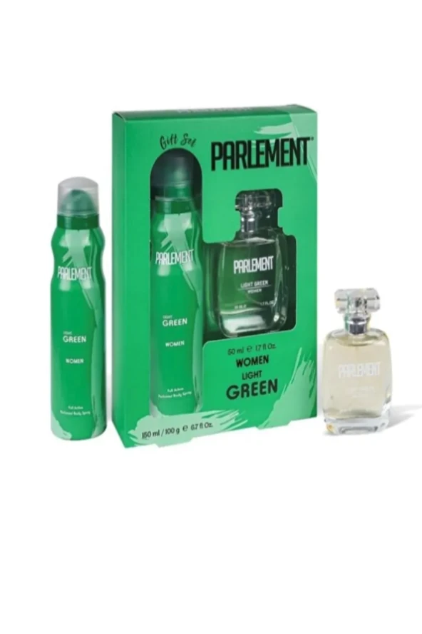 TOPTANBULURUM Parlement 50 Ml Light Green Kadın Parfüm + 150 Ml Deodorant Seti