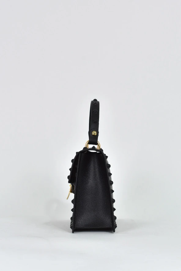 Elatae Kadın Omuz Askılı Silikon Çapraz Çanta Siyah 26659 - Resim 4