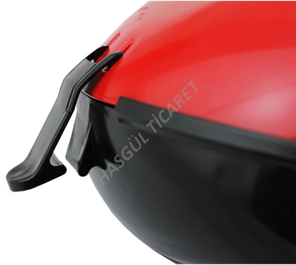 Hsgl Arka Kutu Plastik Kırmızı Siyah UB KTU-121 - 3