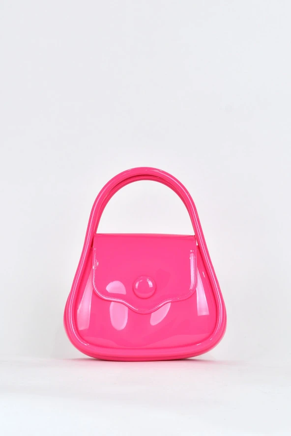 Elatae Kadın Omuz Askılı Silikon Çapraz Çanta Pembe 26660 ürün görseli