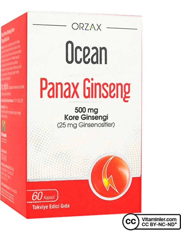 Ocean Panax Ginseng 60 Kapsül ürün görseli