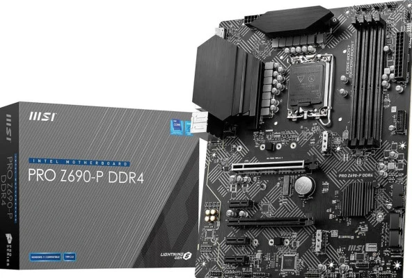 MSI Pro Z690-P Intel LGA1700 DDR4 ATX Anakart Teşhir