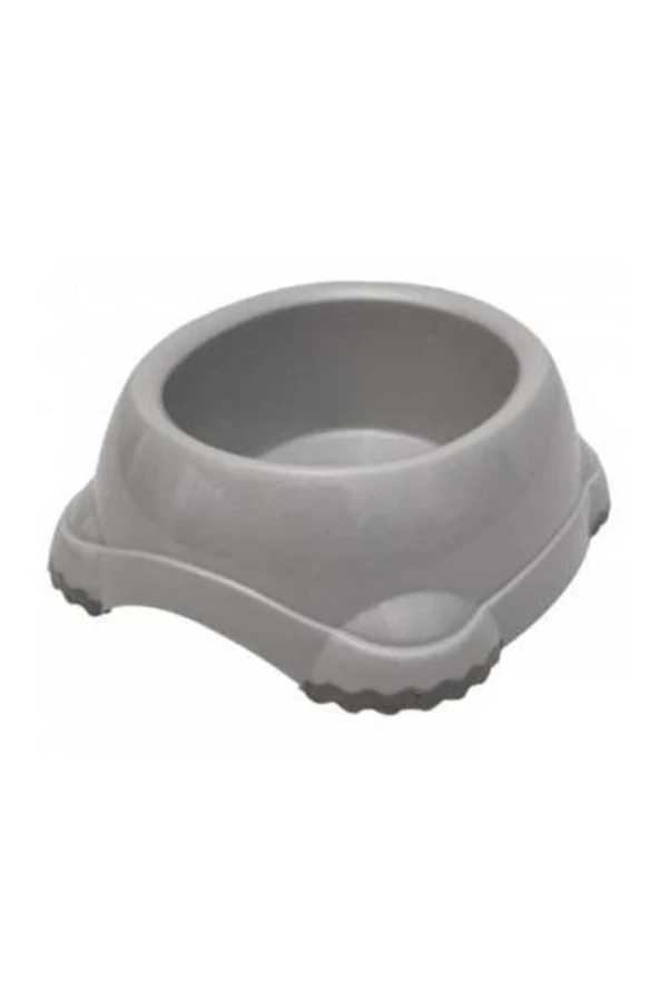 Moderna Köpek Plastik Mama Ve Su Kabı Gri 735 Ml