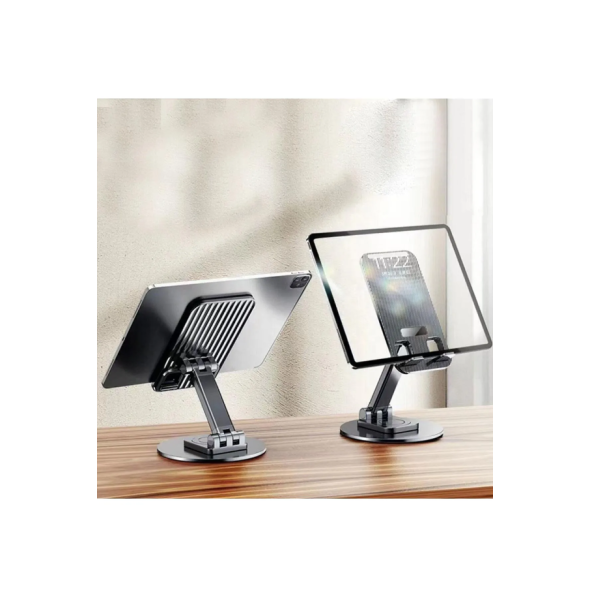 QASUL Yüksek Kaliteli Katlanabilir 360 Dönebilen Ayarlanabilir Telefon Tutucu Tablet Standı - 4