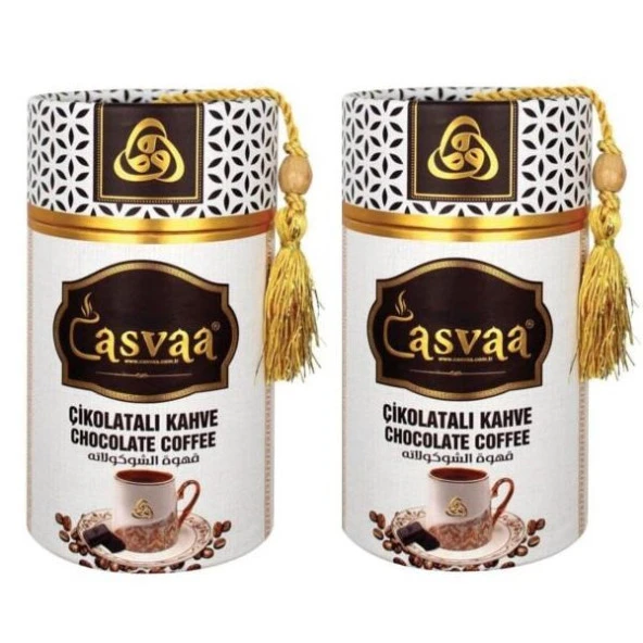 Casvaa Çikolatalı Kahve 250 Gr 2 Adet