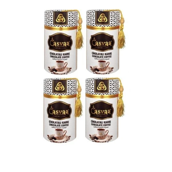Casvaa Çikolatalı Kahve 250 Gr 4 Adet