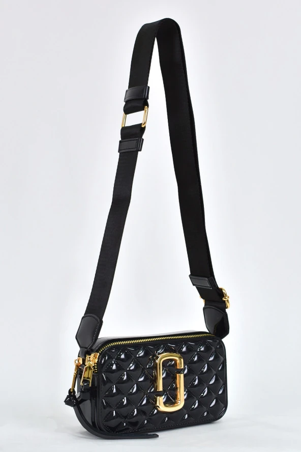 Elatae Kadın Kolon Omuz Askılı Silikon Çapraz Çanta Siyah 26398 - Resim 2