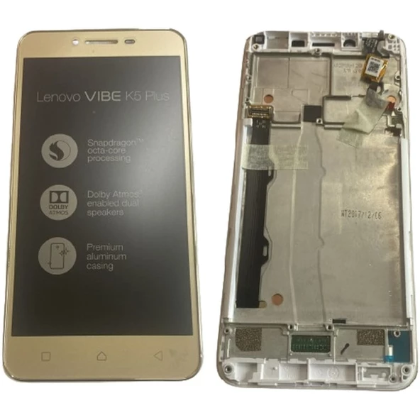 Lenovo K5 Plus Lcd Ekran Çıtalı - Full Servis Ekran A6020a46 - 2