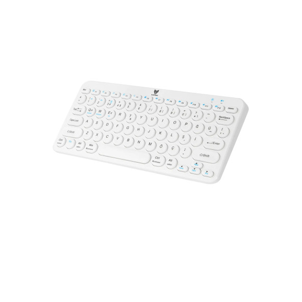 Blueforce Bt-k95 2.4ghz Wireless Bluetooth V5.0 Kablosuz Klavye Beyaz Çift Modlu - 4
