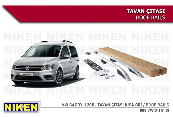 Vw Caddy Tavan Çıtası Port Bagaj Taşıyıcı Gri 2011