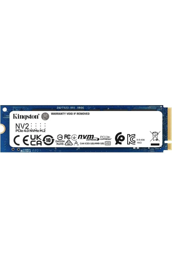 Kingston Nv2 1tb 3500mb/2100mbs Nvme Pcıe M2 Ssd Snv2s/1000g