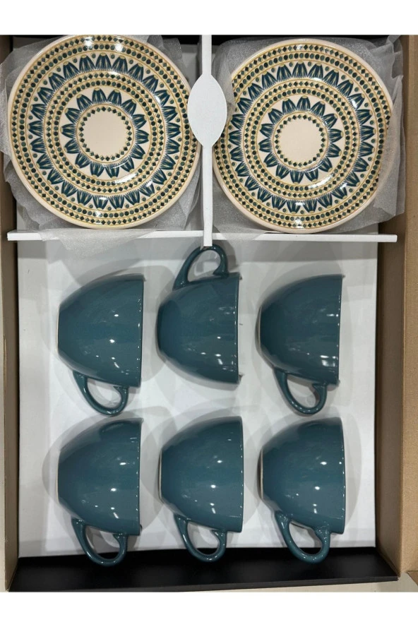 Keramika 12 Parça Çay Seti - 5