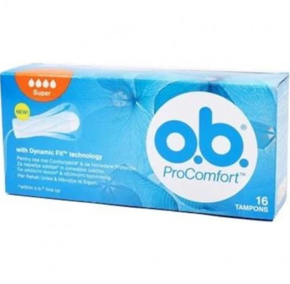 O.b Pro Comfort Super 16 Tampon