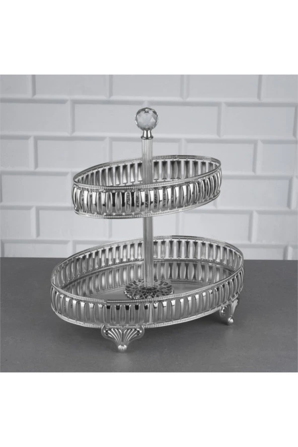 İKİ KATLI SUNUMLUK ( 25 CM ) - 1