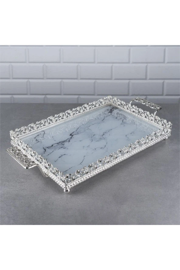 MERMER MODEL SUNUM TEPSİ 24*44 CM