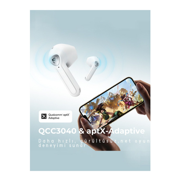 Soundpeats Air3 TWS Beyaz Kulak İçi Bluetooth Kulaklık - 4