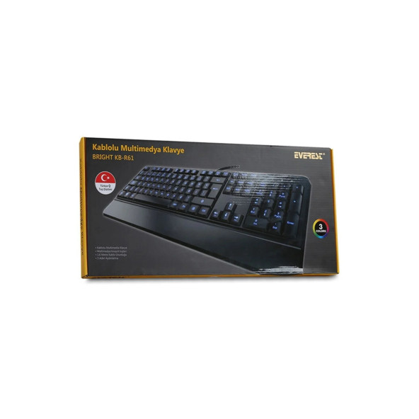 Everest Kb-r61 Aydınlatmalı Q Multimedia Klavye - 2