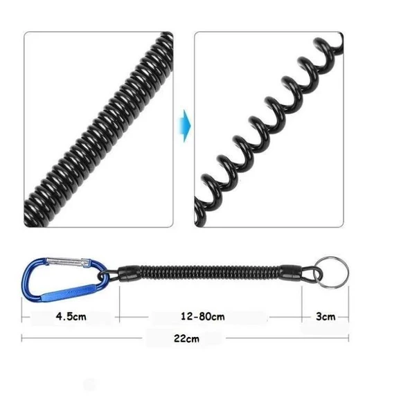 Shufa Yaylı Karabinalı Askı Aksesuar Kordonu - 2