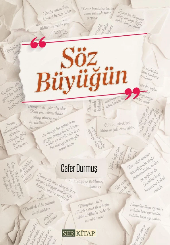 Söz Büyüğün - Cafer Durmuş