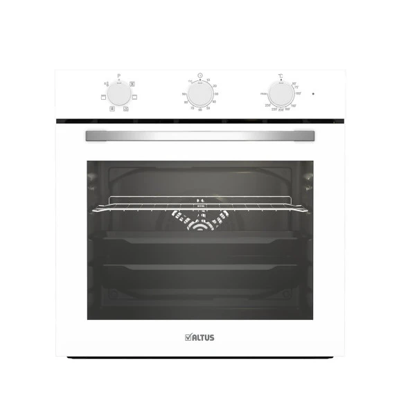 Altus 2'li Beyaz Cam Ankastre 189 Dw Woklu Ankastre Ocak - 321 W Ankastre Fırın Turbo - Resim 2