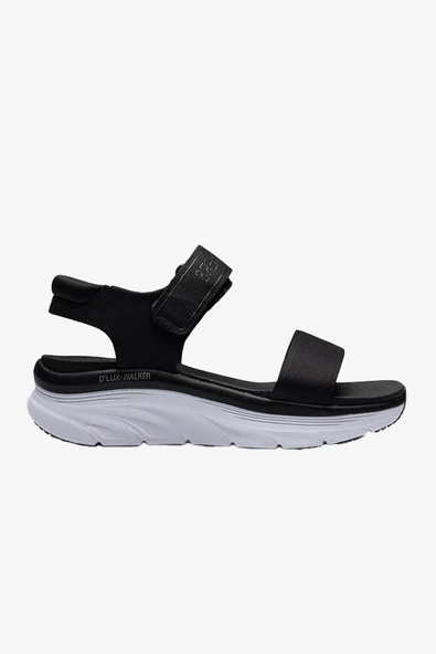 Skechers DLux Walker New Block Kadın Siyah Günlük Sandalet 119226 BLK