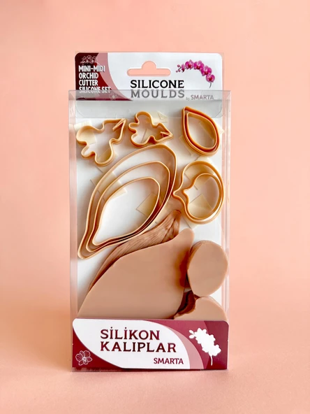 Smarta Silikon Kalıp - Orkide Kesim Seti