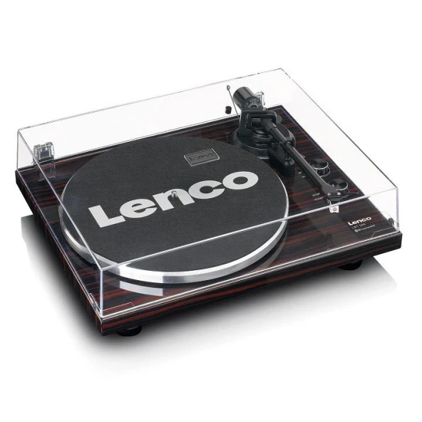 Lenco LBT-288 WA Pikap Plak Çalar Bluetoothlu Retro Koyu Kahve Ceviz Pikap Plak Çalar - 4