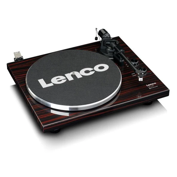 Lenco LBT-288 WA Pikap Plak Çalar Bluetoothlu Retro Koyu Kahve Ceviz Pikap Plak Çalar - 5