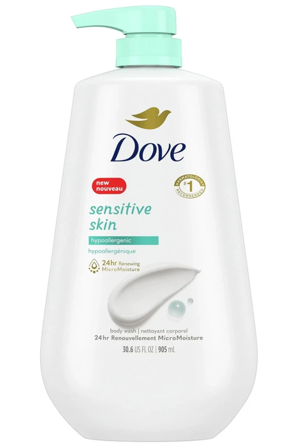 Dove Sensitive Skin Vücut Şampuanı 905ML