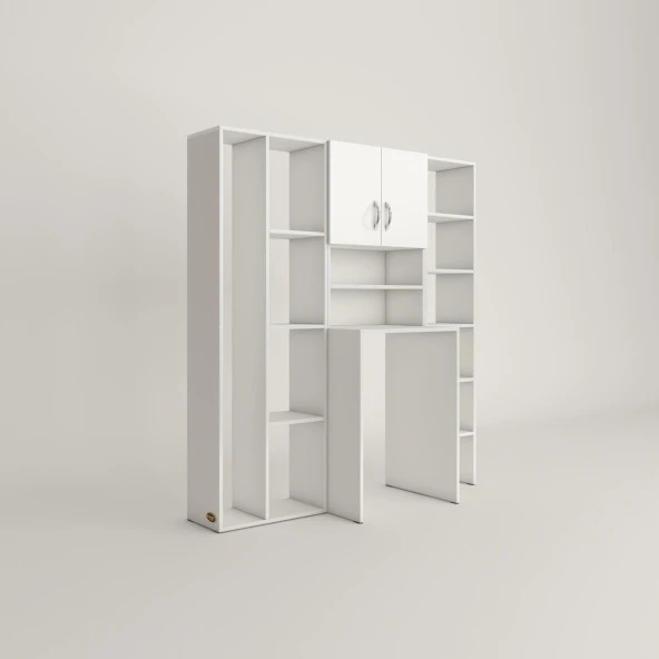 Kenzlife çamaşır makinesi dolabı hayzummega byz 180*156*55 banyo kiler çift kapaklı arkalıklı - Resim 3