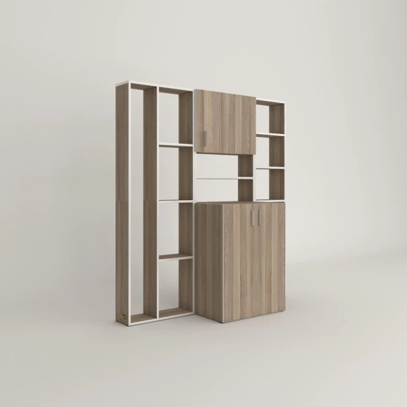 Kenzlife çamaşır makinesi dolabı kasparovmega crd 180*156*55-20 banyo kapaklı arkalıksız - 2