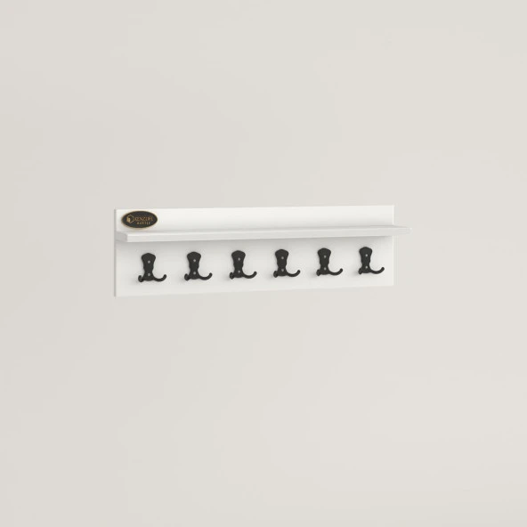 Kenzlife elbise askılığı askılık vettini byz 20*070*12 siyah 6 adet askı portmanto - Resim 3