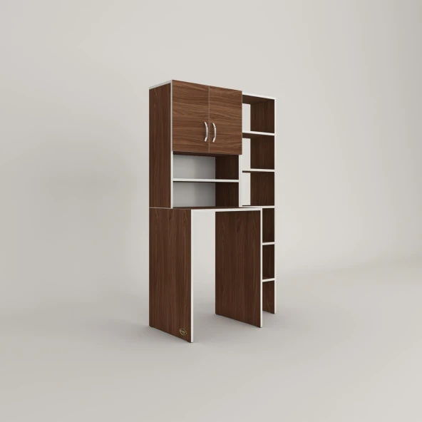 Kenzlife çamaşır makinesi dolabı hayzummaks cvz 180*096*55 banyo kiler çift kapaklı arkalıklı - Resim 3