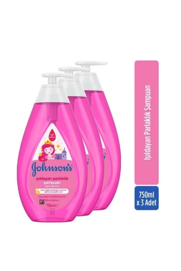 Işıldayan Parlaklık Serisi Bebek Şampuanı 750 ml X3