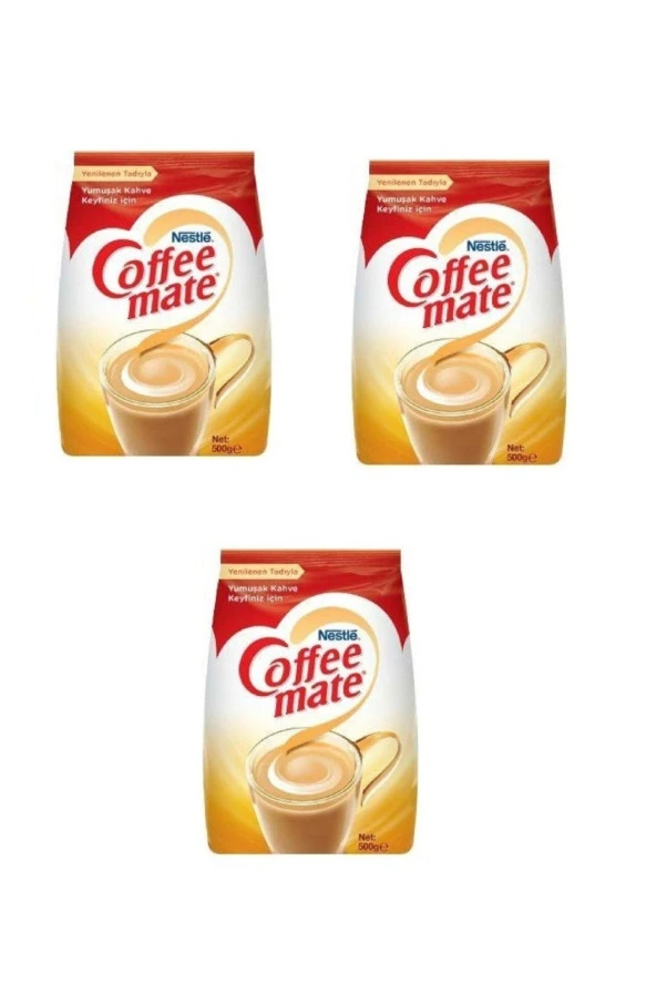 Nestle Coffe Mate Kahve Kreması 500 Gr X 3 Adet