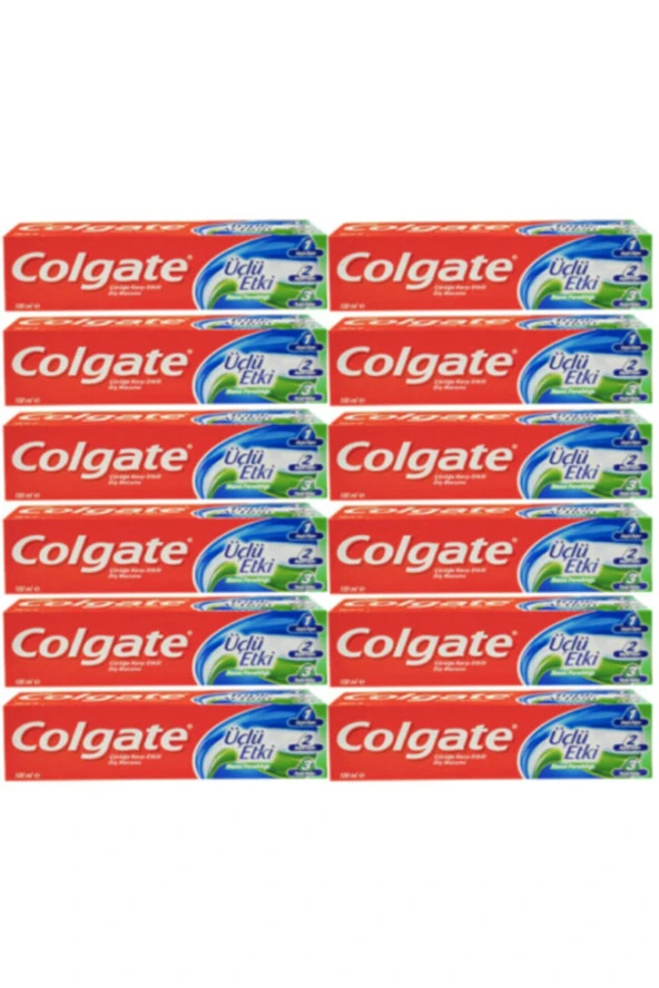 Colgate Üçlü Etki Diş Macunu 100 Ml 12 Li