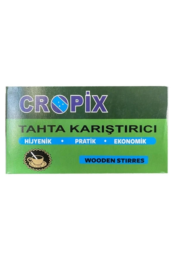 Cropix Tahta Karıştırıcı 500'lü 1 Kutu