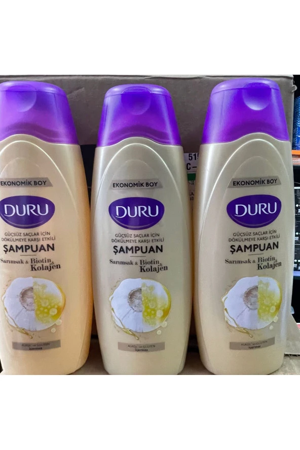 Duru SARIMSAK&BİOTİN&KOLAJEN ŞAMPUAN 700 ML*12 ADET