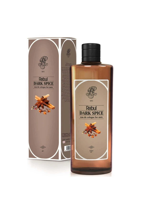 Rebul Dark Spice Kolonya Cam Şişe 270 ml