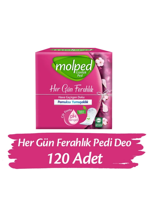 Molped Her Gün Ferah Günlük Pedi Deo 120 Adet