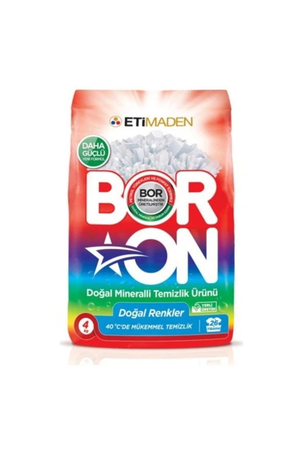 Boron Doğal Mineralli Temizlik Ürünü Renkliler Için 4 Kg